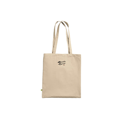 NIPPON cotton tote bag, reverse side with the BrushForma brush logo