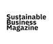 Text 'Sustainable Business Magazine' on a white background